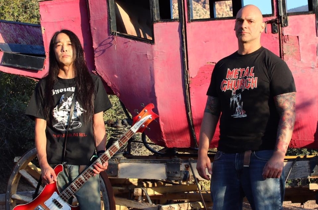 SKULL PIT Feat. EXUMER, CHURCH OF MISERY Members: 'Blood Titan' Song