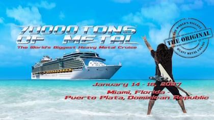 70000 TONS OF METAL 2027: ULI JON ROTH, ARCH ENEMY And MOONSPELL Among First Confirmed Bands For World's Biggest Heavy Metal Cruise
