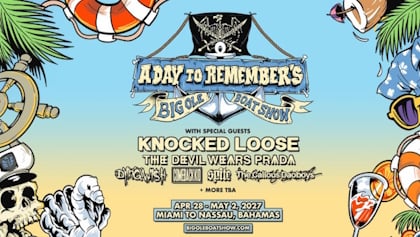 A DAY TO REMEMBER Announces 'A Day To Remember's Big Ole Boat Show' Cruise With KNOCKED LOOSE, THE DEVIL WEARS PRADA, Others