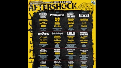 MY CHEMICAL ROMANCE, TOOL, LIMP BIZKIT And PIERCE THE VEIL To Headline 2026 AFTERSHOCK Festival
