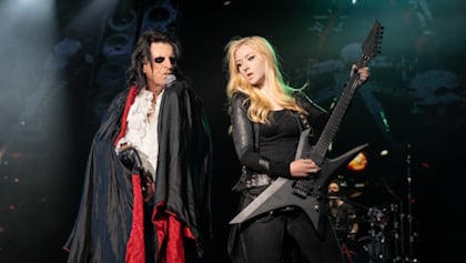 ALICE COOPER Introduces New Guitarist ANNA CARA