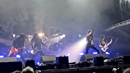 Watch: ARCH ENEMY Plays First European Concert With New Singer LAUREN HART