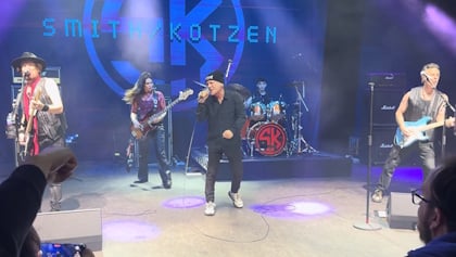 Watch: IRON MAIDEN's BRUCE DICKINSON Joins ADRIAN SMITH And RICHIE KOTZEN For 'Wasted Years' Performance In London