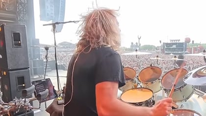 ANTHRAX Fill-In Drummer DARBY TODD Shares 'Among The Living' Drum-Cam Video From 2026 HELLFEST