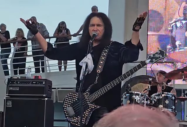 Watch: GENE SIMMONS Performs KISS Classics On Pool Deck Stage During 'Rock Legends Cruise XIII'