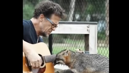 See JASON NEWSTED Perform Acoustically For Animals At Florida's Busch Wildlife Sanctuary