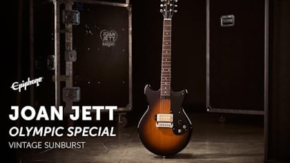 JOAN JETT Partners With EPIPHONE To Create 'Joan Jett Olympic Special'