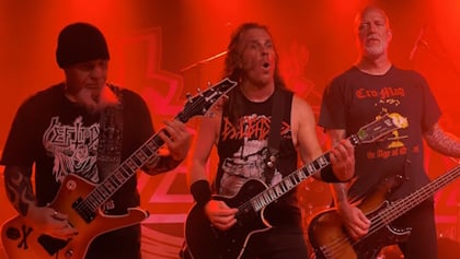 Watch: LEFT TO DIE Dedicates 'Zombie Ritual' To CHUCK SCHULDINER, Other Late DEATH Members And SHAUN GLASS At Kraków Concert