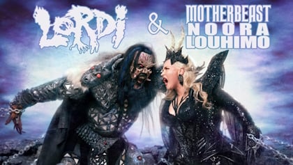 LORDI Collaborates With Former BATTLE BEAST Singer NOORA LOUHIMO On Cover Of JOHNNY LOGAN's 'Hold Me Now'