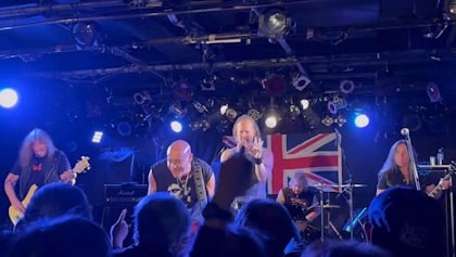 Watch: LORDS OF NWOBHM, Featuring Members Of DIAMOND HEAD, RAVEN, TANK And PRAYING MANTIS, Performs In Tokyo