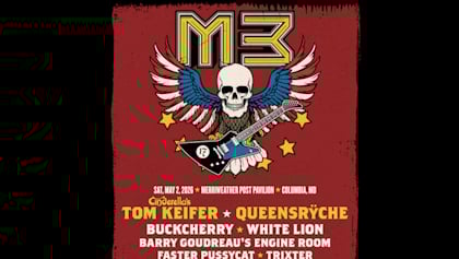 TOM KEIFER, QUEENSRŸCHE, BUCKCHERRY And WHITE LION Set For 2026 Edition Of M3 ROCK FESTIVAL