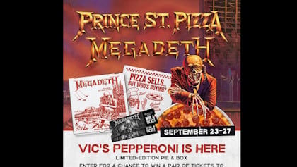 MEGADETH Teams Up With PRINCE ST. PIZZA For Limited-Time Pepperoni Pie