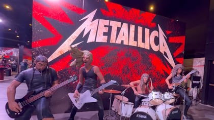 Go Inside METALLICA's Massive Pop-Up Shop In Las Vegas