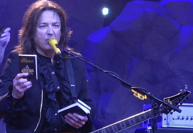 STRYPER's MICHAEL SWEET: 'Tossing Out Bibles' During Concerts Is 'One Of The Most Important And Integral Parts Of What We Do'