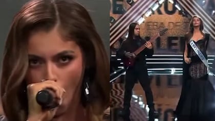 Watch: MISS WORLD CHILE Contestant Surprises Judges By Performing Song From Her Death Metal Band