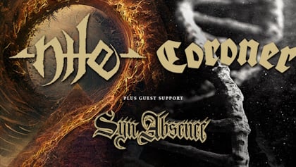 NILE And CORONER Announce March/April 2027 USA Co-Headlining Tour