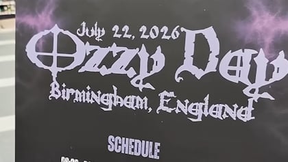 Watch: How OZZY OSBOURNE's Hometown Marked First Anniversary Of His Death