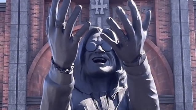 Massive OZZY OSBOURNE Statue Unveiled At 2026 Edition Of France's HELLFEST