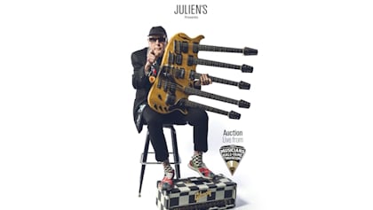 CHEAP TRICK's RICK NIELSEN Brings His Legendary Guitar Collection For Benefit Auction With JULIEN'S
