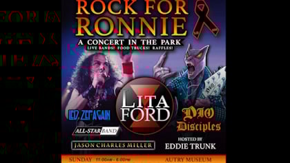 LITA FORD And DIO DISCIPLES To Perform At 2026 'Rock For Ronnie' Event In Los Angeles
