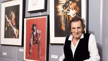 RONNIE WOOD's 'The Jimi Hendrix Portraits' Opens At Handel Hendrix House In London
