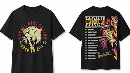 SOCIAL DISTORTION Uses Fully Upcycled Merch Items On European Tour As Part Of BRAVADO and UNIVERSAL MUSIC GROUP's Radical Upcycling Project
