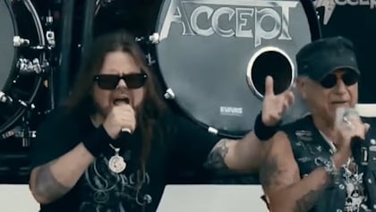 Watch: QUEENSRŸCHE's TODD LA TORRE Joins ACCEPT For 'Run If You Can' Performance At 2026 HELLFEST