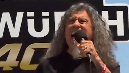 Watch: SLAYER's TOM ARAYA Delivers 'Drivers, Start Your Engines' Command For 'Würth 400' At Texas Motor Speedway