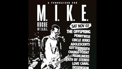 THE OFFSPRING, PENNYWISE, CIRCLE JERKS And ADOLESCENTS To PERFORM AT Benefit For T.S.O.L.'s MIKE ROCHE