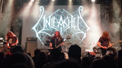 Watch: UNLEASHED Pays Tribute To Late VENOM Frontman CRONOS With 'Countess Bathory' Cover In Athens