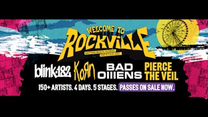 BLINK-182, KORN, PIERCE THE VEIL, BAD OMENS, FAITH NO MORE Among More Than 150 Artists Confirmed For 2027 'Welcome To Rockville' Festival